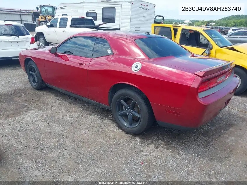 2010 Dodge Challenger Se VIN: 2B3CJ4DV8AH283740 Lot: 42634961