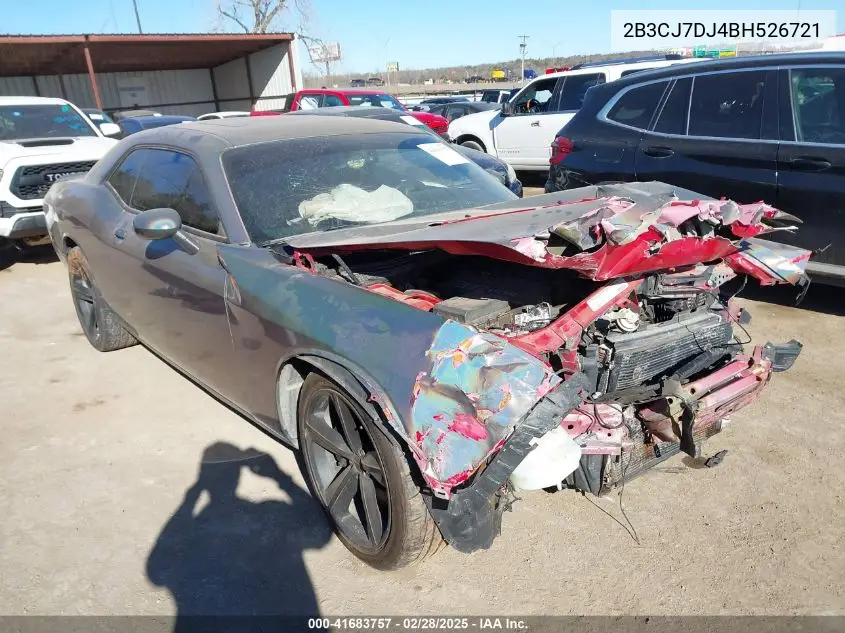 2011 Dodge Challenger Srt8 VIN: 2B3CJ7DJ4BH526721 Lot: 41683757