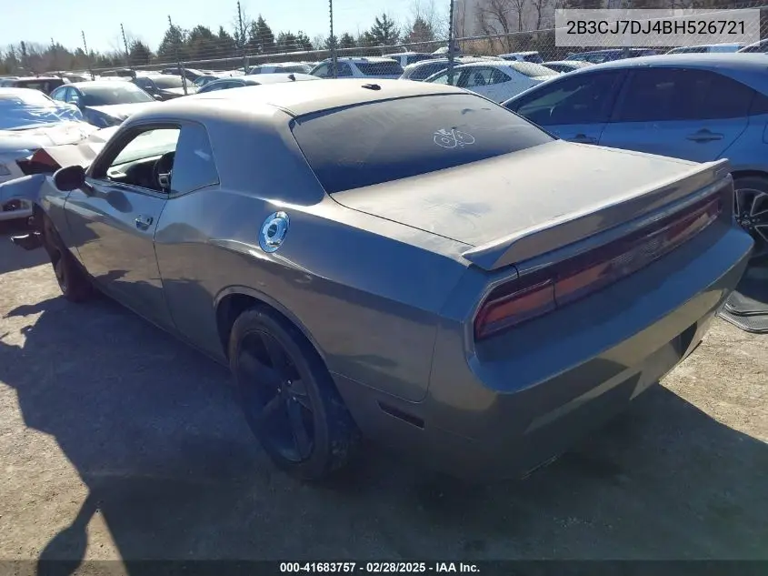 2011 Dodge Challenger Srt8 VIN: 2B3CJ7DJ4BH526721 Lot: 41683757