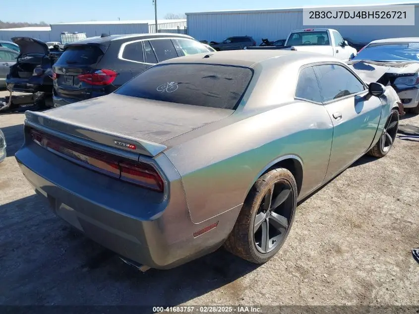 2011 Dodge Challenger Srt8 VIN: 2B3CJ7DJ4BH526721 Lot: 41683757