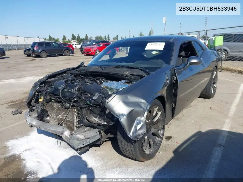 2011 Dodge Challenger R/T VIN: 2B3CJ5DT0BH533946 Lot: 42606114