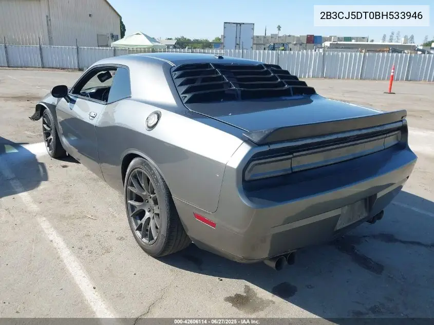 2011 Dodge Challenger R/T VIN: 2B3CJ5DT0BH533946 Lot: 42606114