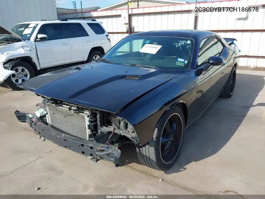 2012 Dodge Challenger R/T VIN: 2C3CDYBT7CH186678 Lot: 42559848