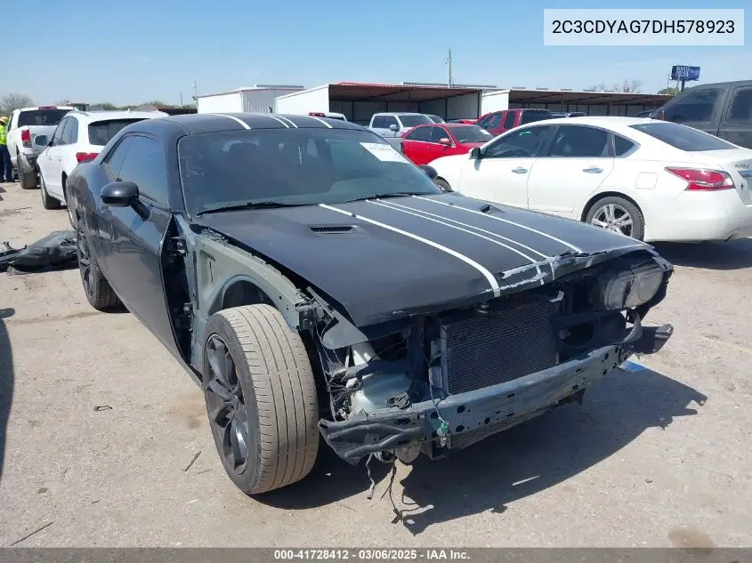 2013 Dodge Challenger Sxt VIN: 2C3CDYAG7DH578923 Lot: 41728412