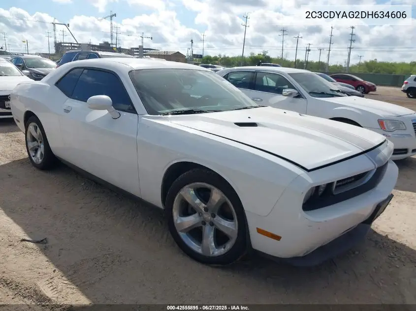 2013 Dodge Challenger Sxt VIN: 2C3CDYAG2DH634606 Lot: 42555895