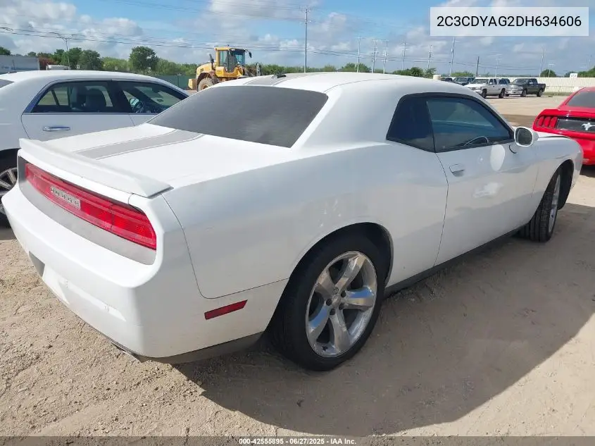 2013 Dodge Challenger Sxt VIN: 2C3CDYAG2DH634606 Lot: 42555895
