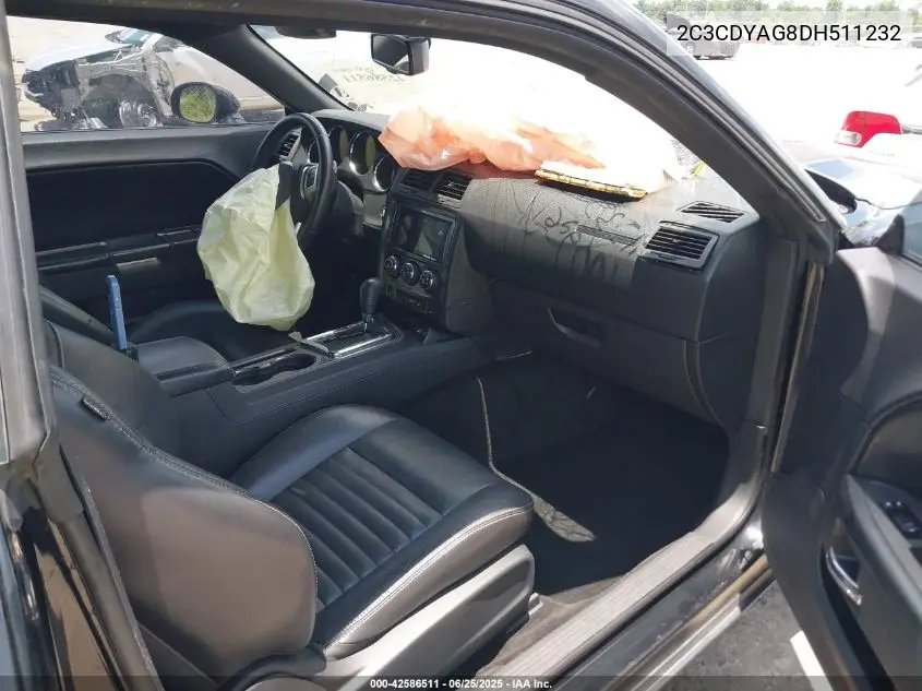 2013 Dodge Challenger Sxt Plus VIN: 2C3CDYAG8DH511232 Lot: 42586511