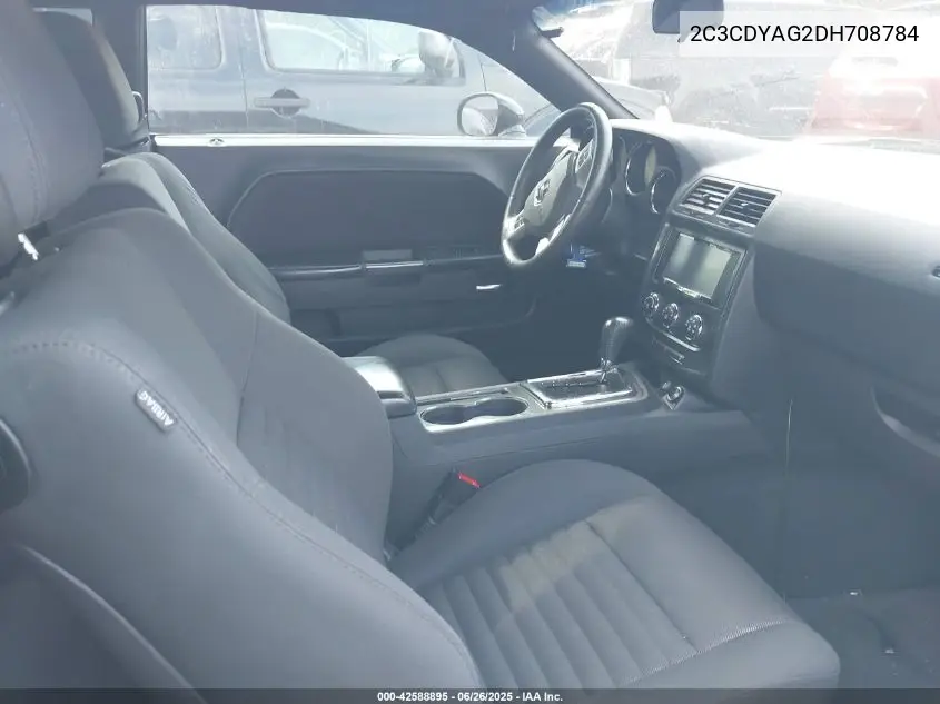 2013 Dodge Challenger Sxt VIN: 2C3CDYAG2DH708784 Lot: 42588895