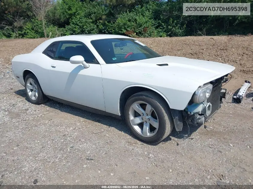 2013 Dodge Challenger Sxt Plus VIN: 2C3CDYAG7DH695398 Lot: 42595852