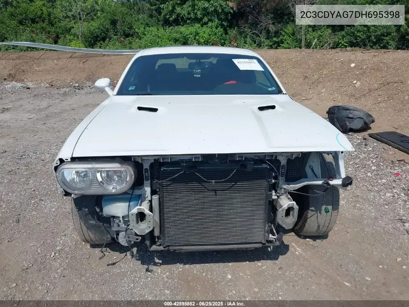 2013 Dodge Challenger Sxt Plus VIN: 2C3CDYAG7DH695398 Lot: 42595852