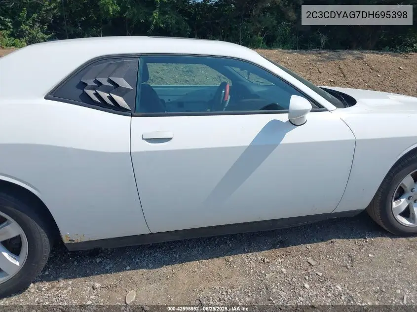 2013 Dodge Challenger Sxt Plus VIN: 2C3CDYAG7DH695398 Lot: 42595852