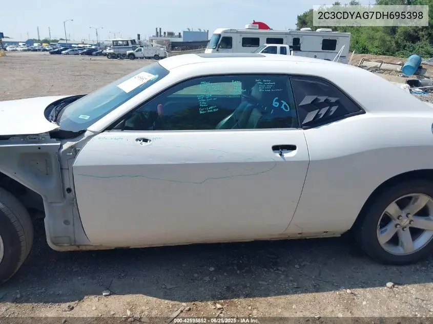 2013 Dodge Challenger Sxt Plus VIN: 2C3CDYAG7DH695398 Lot: 42595852