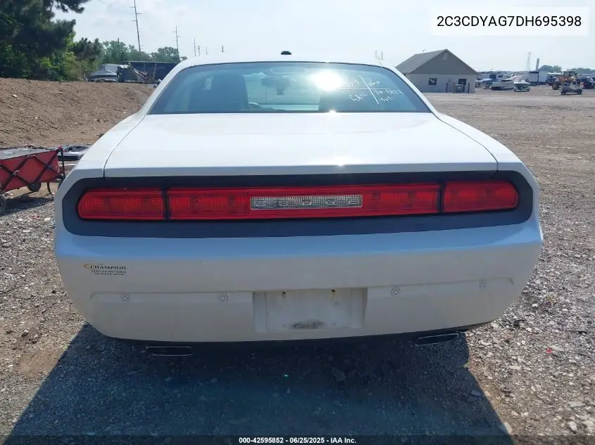 2013 Dodge Challenger Sxt Plus VIN: 2C3CDYAG7DH695398 Lot: 42595852