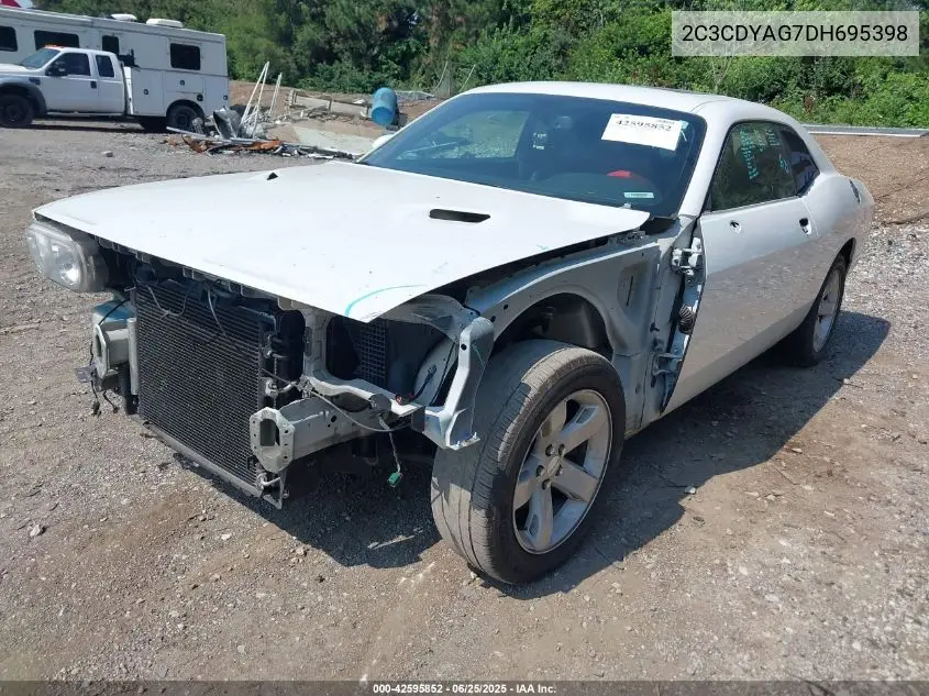 2013 Dodge Challenger Sxt Plus VIN: 2C3CDYAG7DH695398 Lot: 42595852