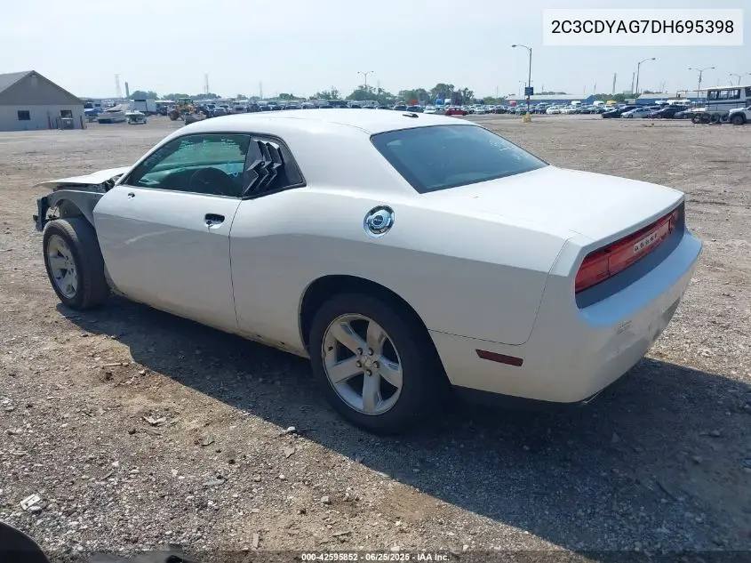 2013 Dodge Challenger Sxt Plus VIN: 2C3CDYAG7DH695398 Lot: 42595852