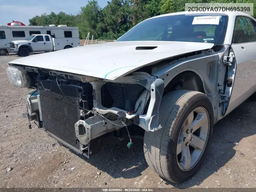2013 Dodge Challenger Sxt Plus VIN: 2C3CDYAG7DH695398 Lot: 42595852