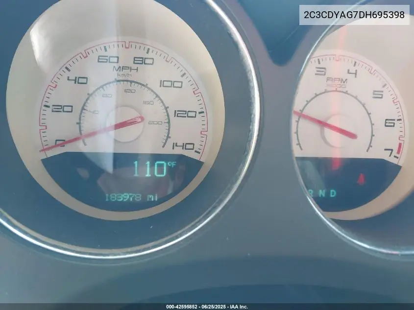 2013 Dodge Challenger Sxt Plus VIN: 2C3CDYAG7DH695398 Lot: 42595852