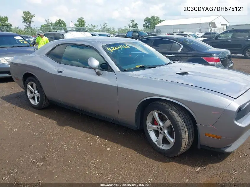 2013 Dodge Challenger Sxt VIN: 2C3CDYAG7DH675121 Lot: 42623166