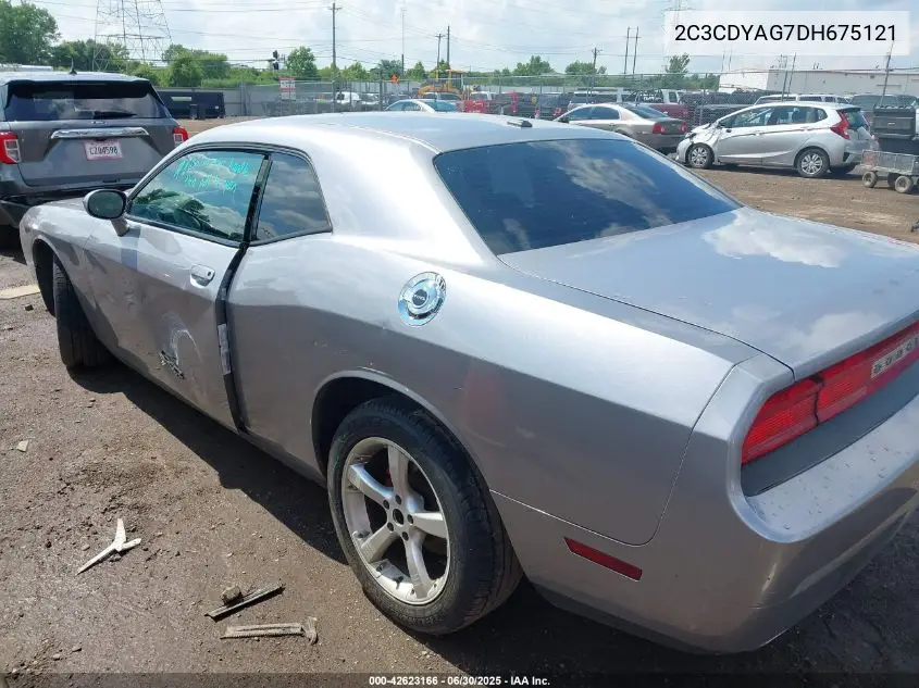2013 Dodge Challenger Sxt VIN: 2C3CDYAG7DH675121 Lot: 42623166