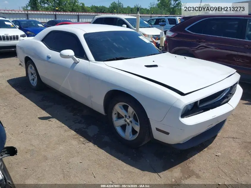 2014 Dodge Challenger Sxt VIN: 2C3CDYAG9EH213273 Lot: 42247803