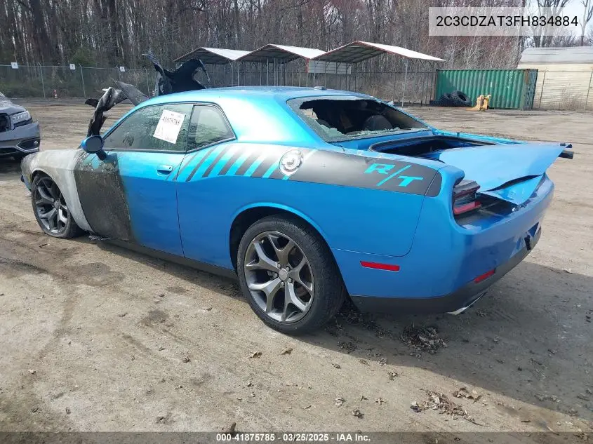 2015 Dodge Challenger R/T VIN: 2C3CDZAT3FH834884 Lot: 41875785