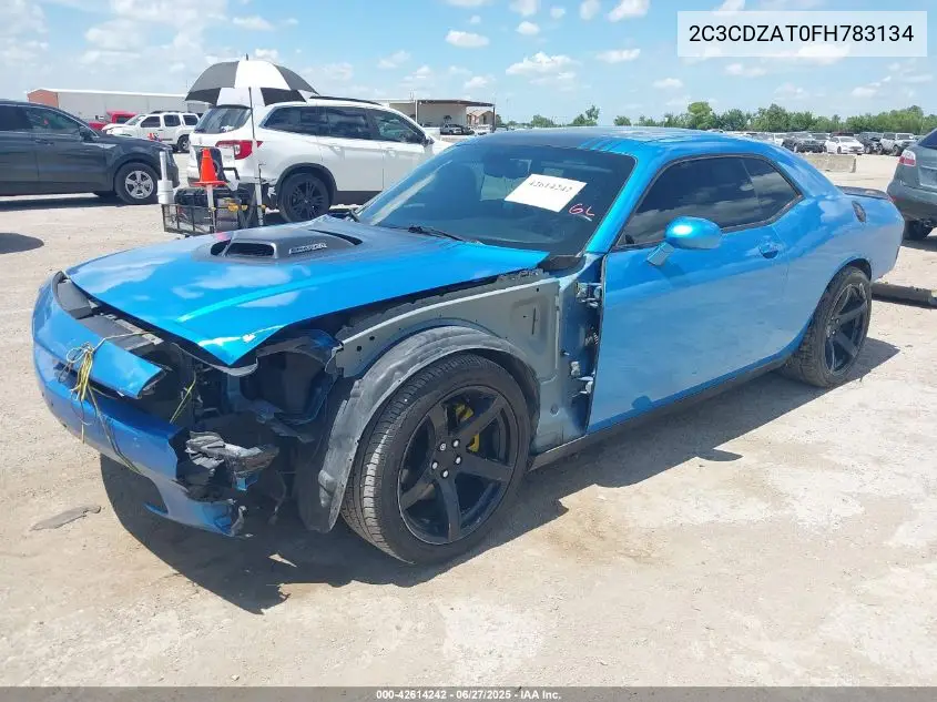 2015 Dodge Challenger R/T Shaker VIN: 2C3CDZAT0FH783134 Lot: 42614242