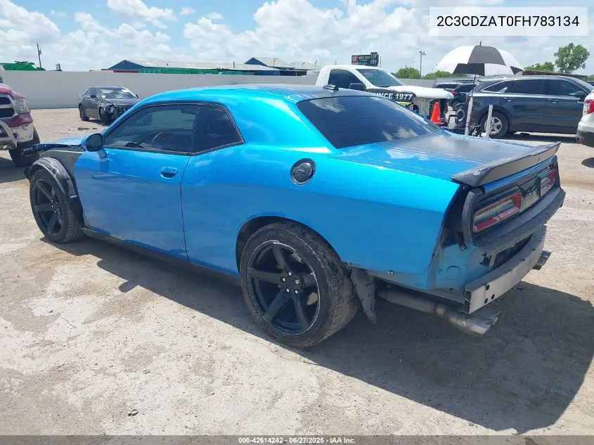 2015 Dodge Challenger R/T Shaker VIN: 2C3CDZAT0FH783134 Lot: 42614242