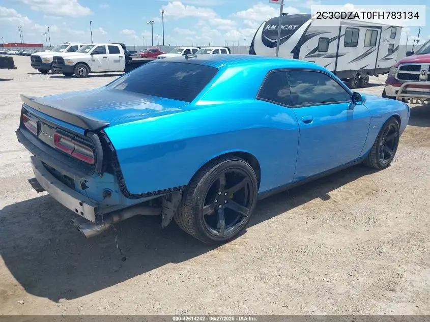 2015 Dodge Challenger R/T Shaker VIN: 2C3CDZAT0FH783134 Lot: 42614242
