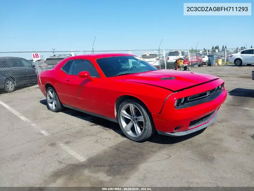 2015 Dodge Challenger Sxt VIN: 2C3CDZAG8FH711293 Lot: 42619964