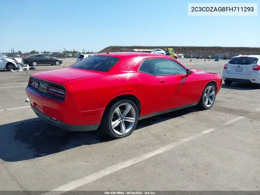 2015 Dodge Challenger Sxt VIN: 2C3CDZAG8FH711293 Lot: 42619964