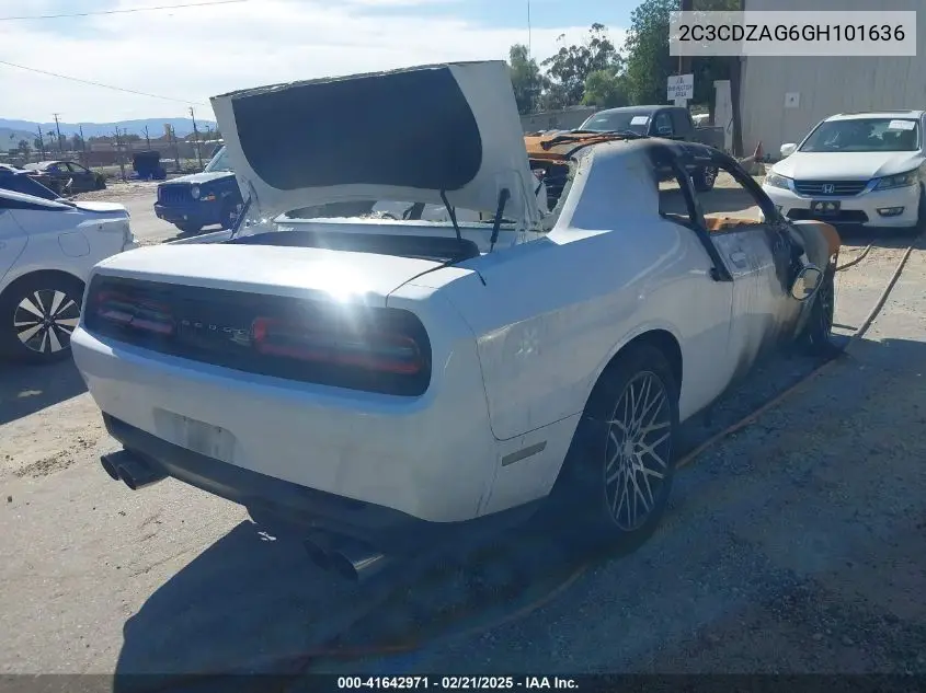 2016 Dodge Challenger Sxt VIN: 2C3CDZAG6GH101636 Lot: 41642971
