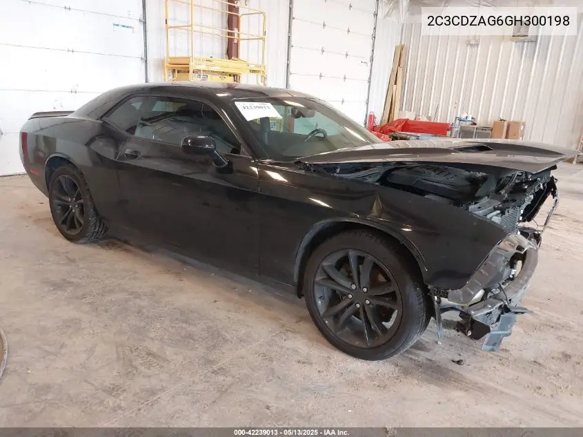 2016 Dodge Challenger Sxt VIN: 2C3CDZAG6GH300198 Lot: 42239013
