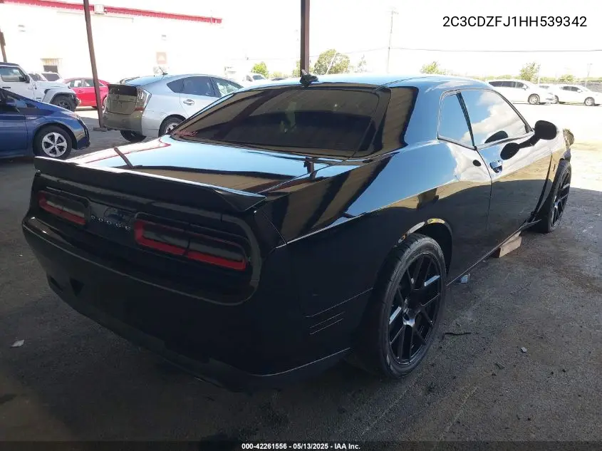 2017 Dodge Challenger R/T Scat Pack VIN: 2C3CDZFJ1HH539342 Lot: 42261556