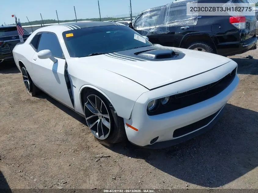 2018 Dodge Challenger R/T Shaker VIN: 2C3CDZBT3JH182775 Lot: 42251182