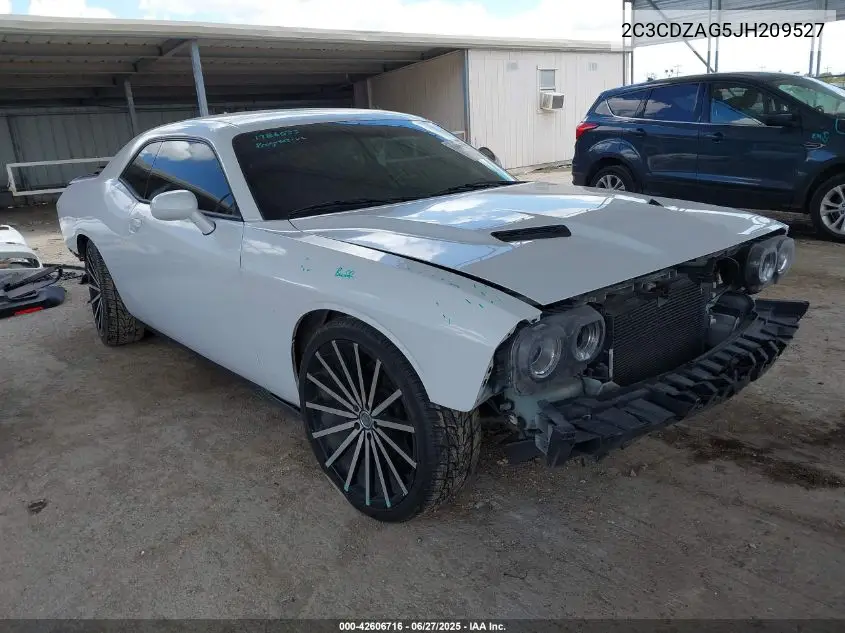 2018 Dodge Challenger Sxt Plus VIN: 2C3CDZAG5JH209527 Lot: 42606716