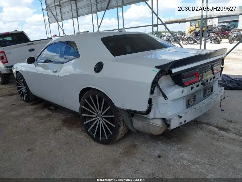 2018 Dodge Challenger Sxt Plus VIN: 2C3CDZAG5JH209527 Lot: 42606716