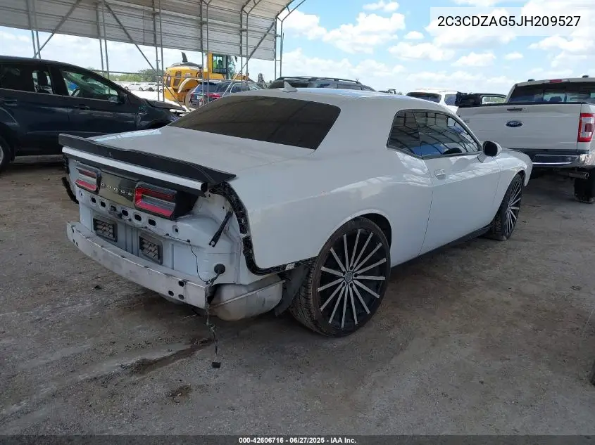 2018 Dodge Challenger Sxt Plus VIN: 2C3CDZAG5JH209527 Lot: 42606716