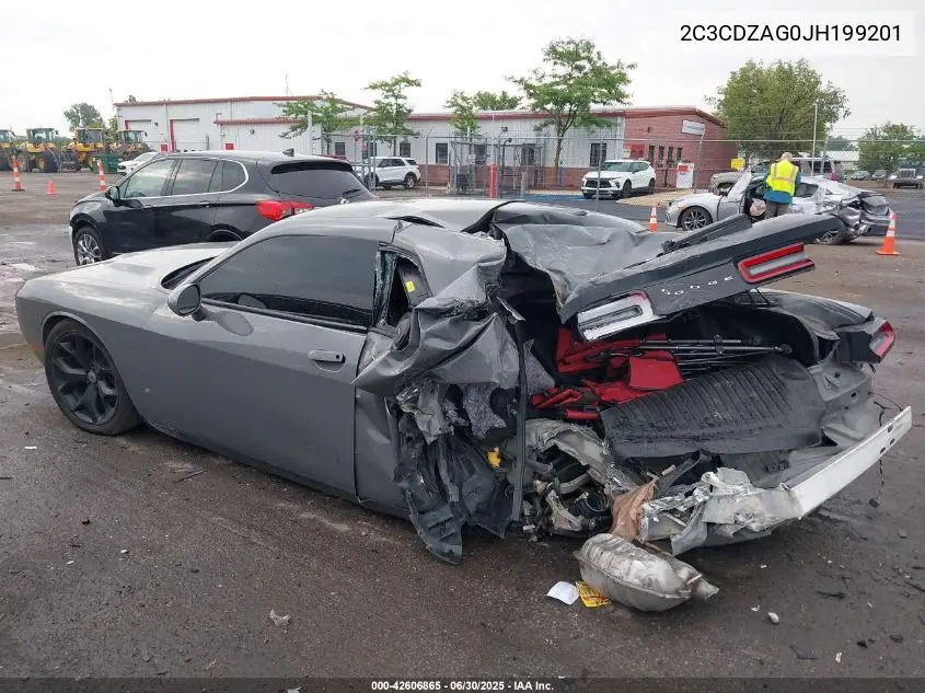 2018 Dodge Challenger Sxt VIN: 2C3CDZAG0JH199201 Lot: 42606865
