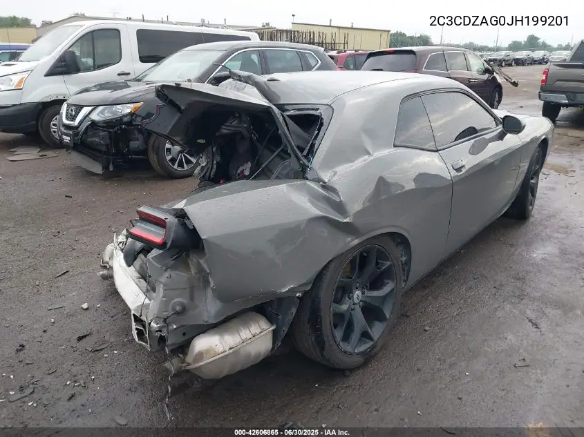 2018 Dodge Challenger Sxt VIN: 2C3CDZAG0JH199201 Lot: 42606865