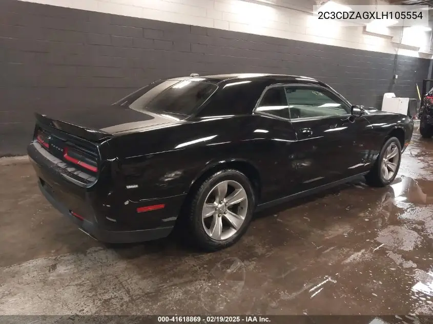 2020 Dodge Challenger Sxt VIN: 2C3CDZAGXLH105554 Lot: 41618869