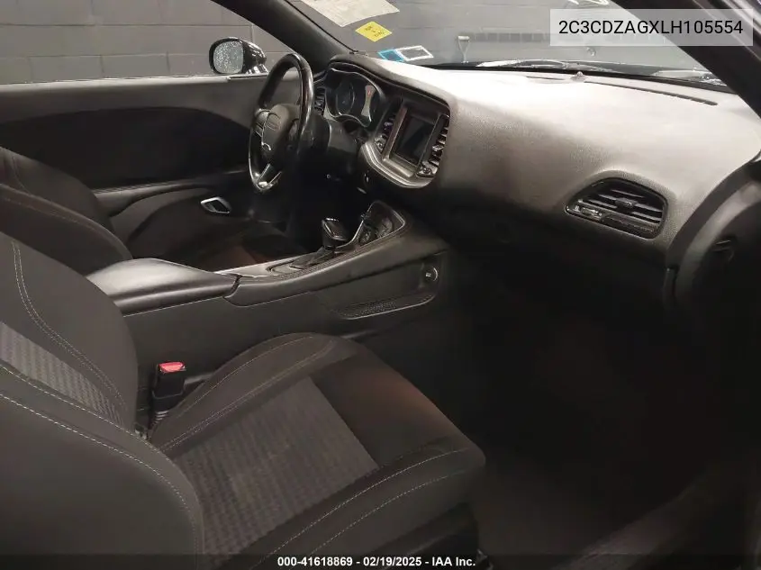 2020 Dodge Challenger Sxt VIN: 2C3CDZAGXLH105554 Lot: 41618869
