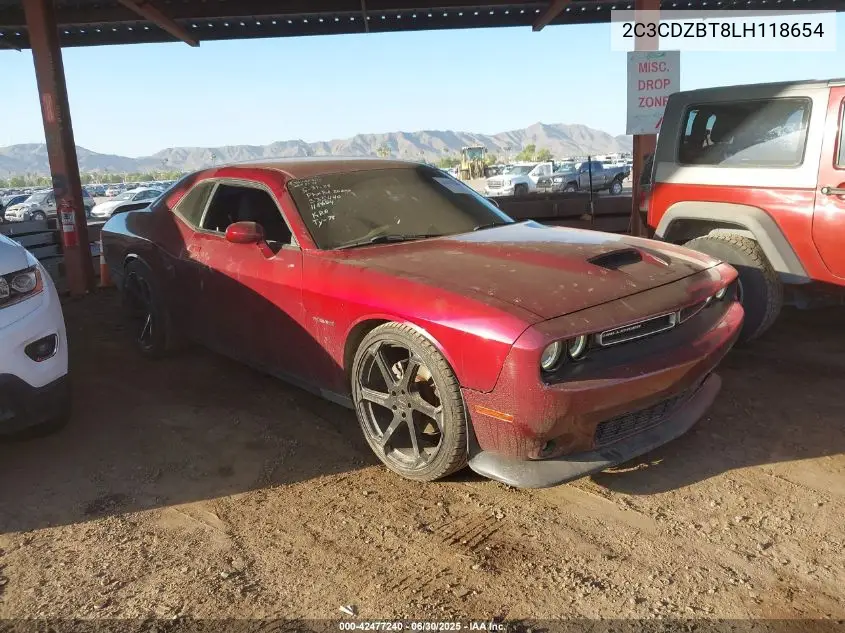 2020 Dodge Challenger R/T VIN: 2C3CDZBT8LH118654 Lot: 42477240