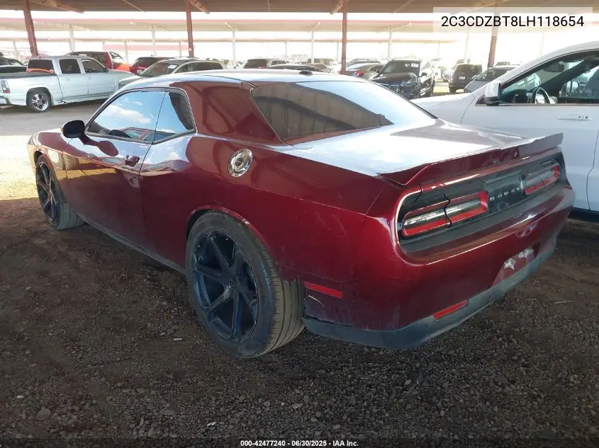 2020 Dodge Challenger R/T VIN: 2C3CDZBT8LH118654 Lot: 42477240