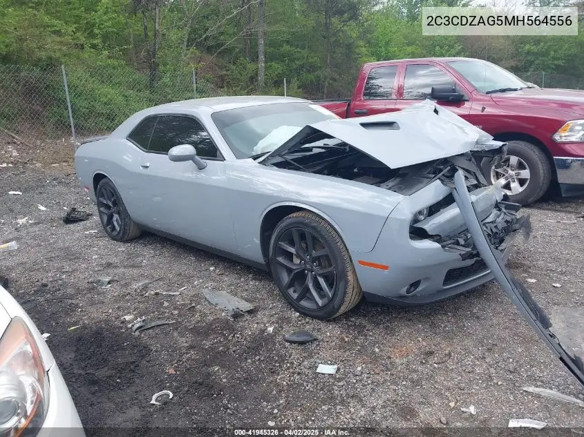 2021 Dodge Challenger Sxt VIN: 2C3CDZAG5MH564556 Lot: 41945326