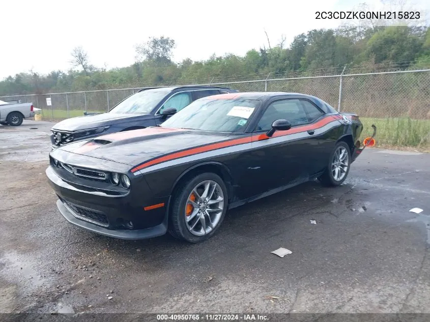2022 Dodge Challenger Gt Awd VIN: 2C3CDZKG0NH215823 Lot: 40950765