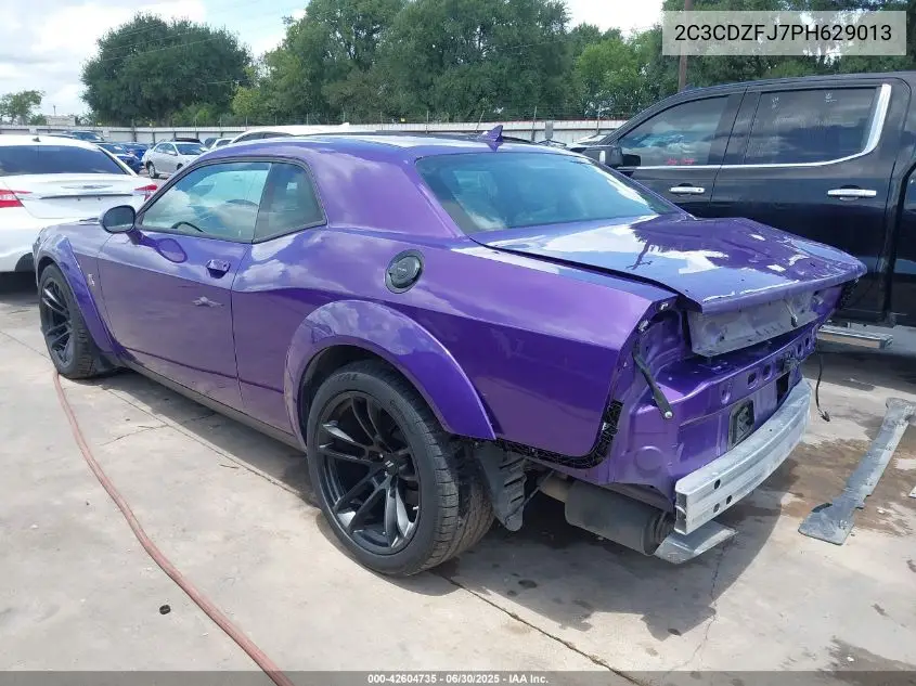 2023 Dodge Challenger R/T Scat Pack Widebody VIN: 2C3CDZFJ7PH629013 Lot: 42604735