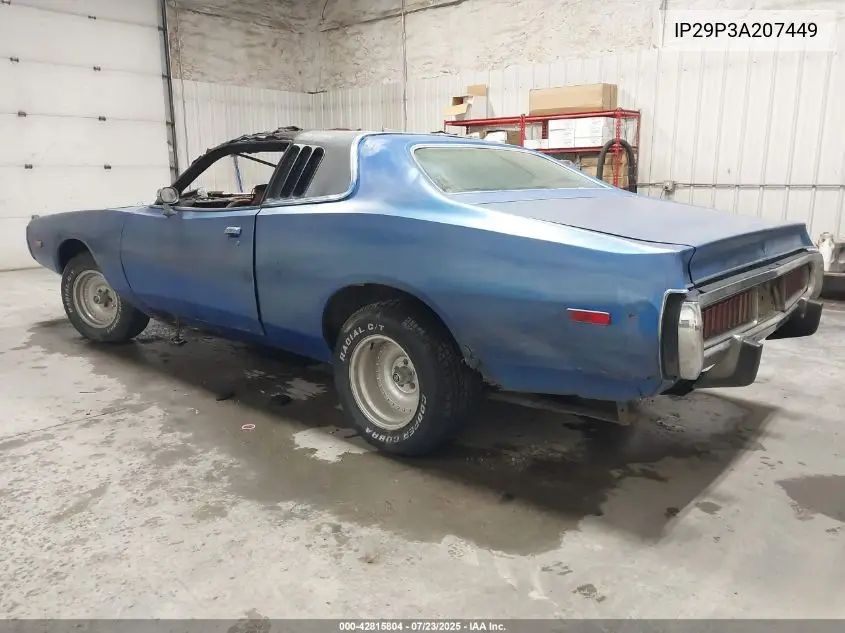 1973 Dodge Charger VIN: IP29P3A207449 Lot: 42815804