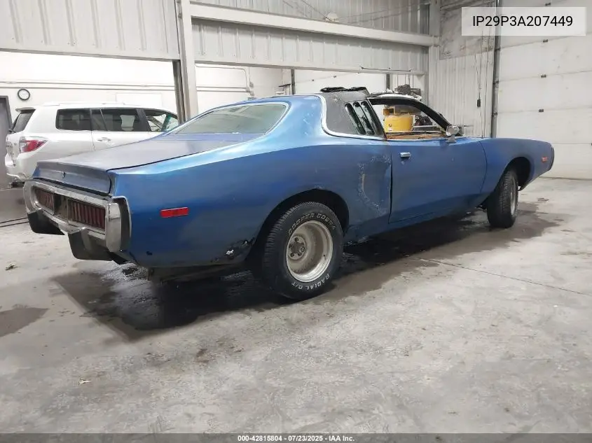 1973 Dodge Charger VIN: IP29P3A207449 Lot: 42815804