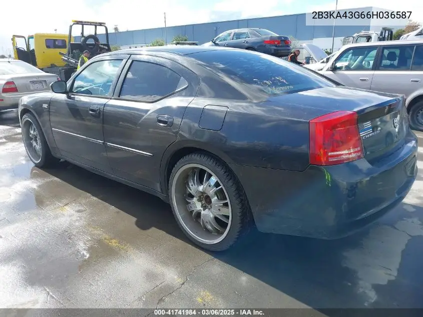 2006 Dodge Charger VIN: 2B3KA43G66H436587 Lot: 41741984