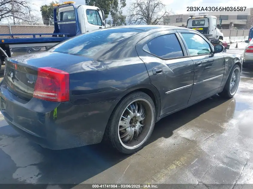 2006 Dodge Charger VIN: 2B3KA43G66H436587 Lot: 41741984